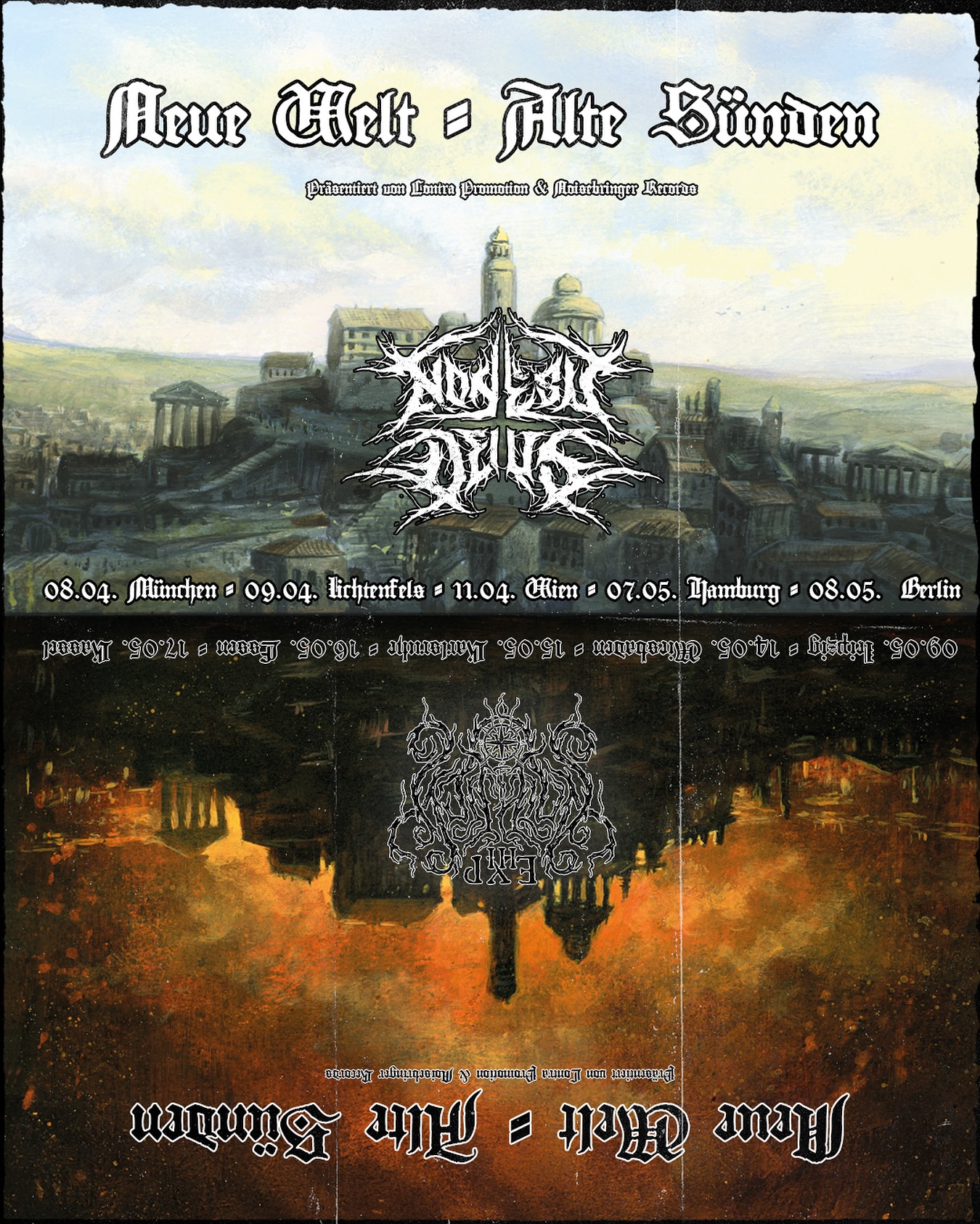 Non Est Deus Neue Welt – Alte Sünden Tour Poster 2026